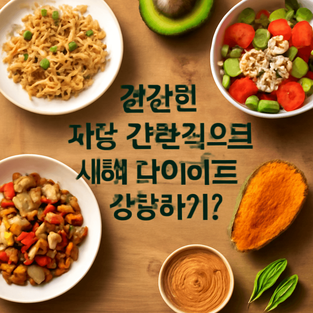 "건강한 저당 간편식으로 새해 다이어트 성공하기! 🍽️"