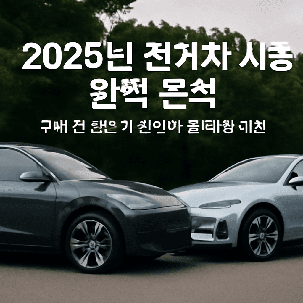 "2025년 전기차 시장 완벽 분석 - 구매 전 반드시 알아야 할 핵심 정보"
