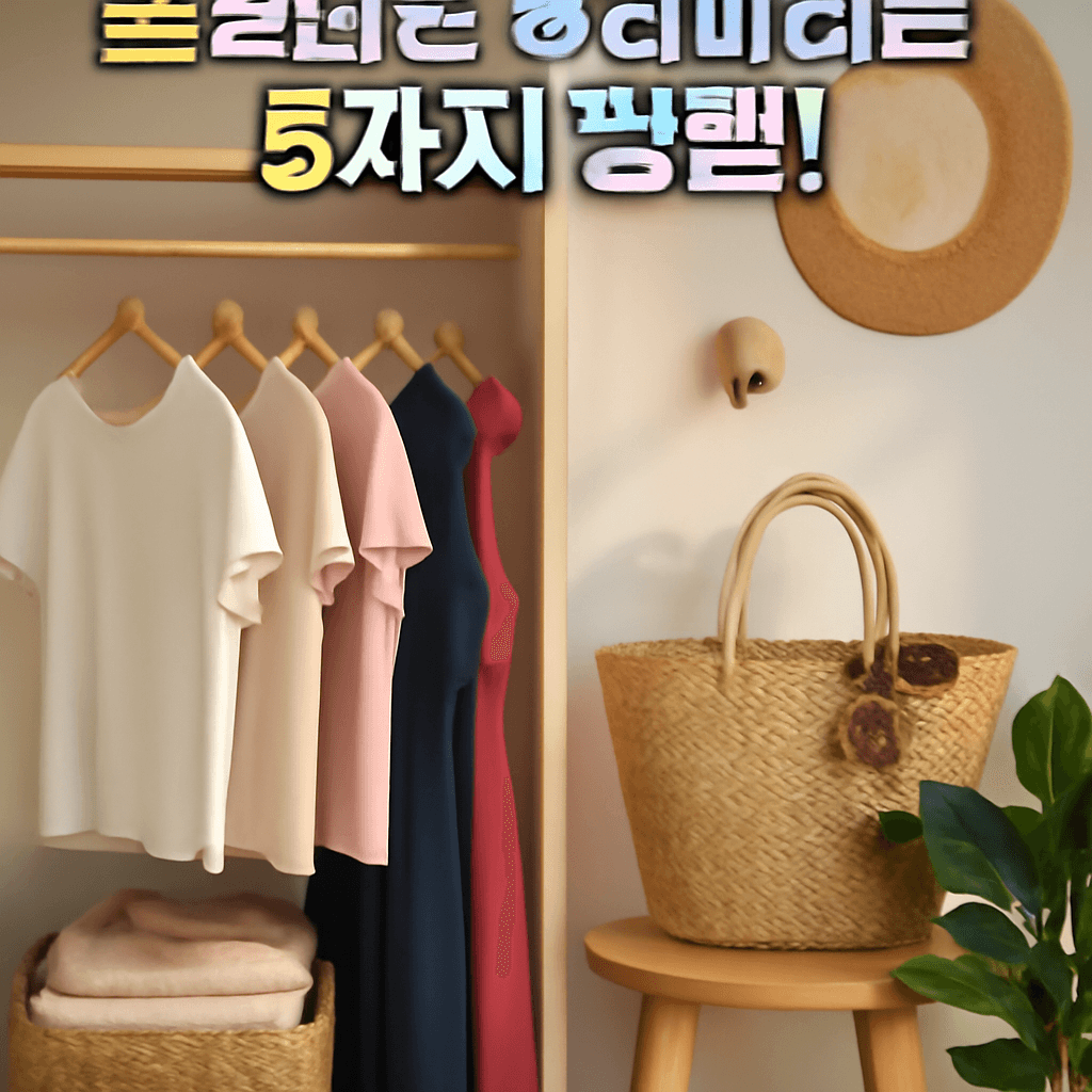 여름패션으로 스트레스 날려버리는 5가지 방법! 옷장 정리부터 코디까지 ✨
