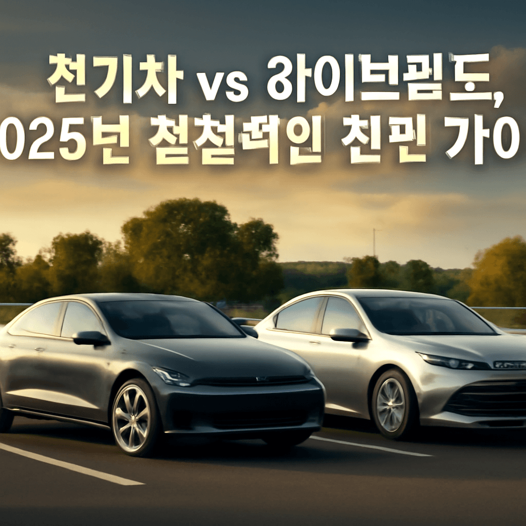 "전기차 vs 하이브리드, 2025년 현실적인 선택 가이드"
