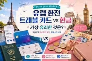 유럽 환전 트래블 카드 vs 현금, 가장 유리한 것은?
