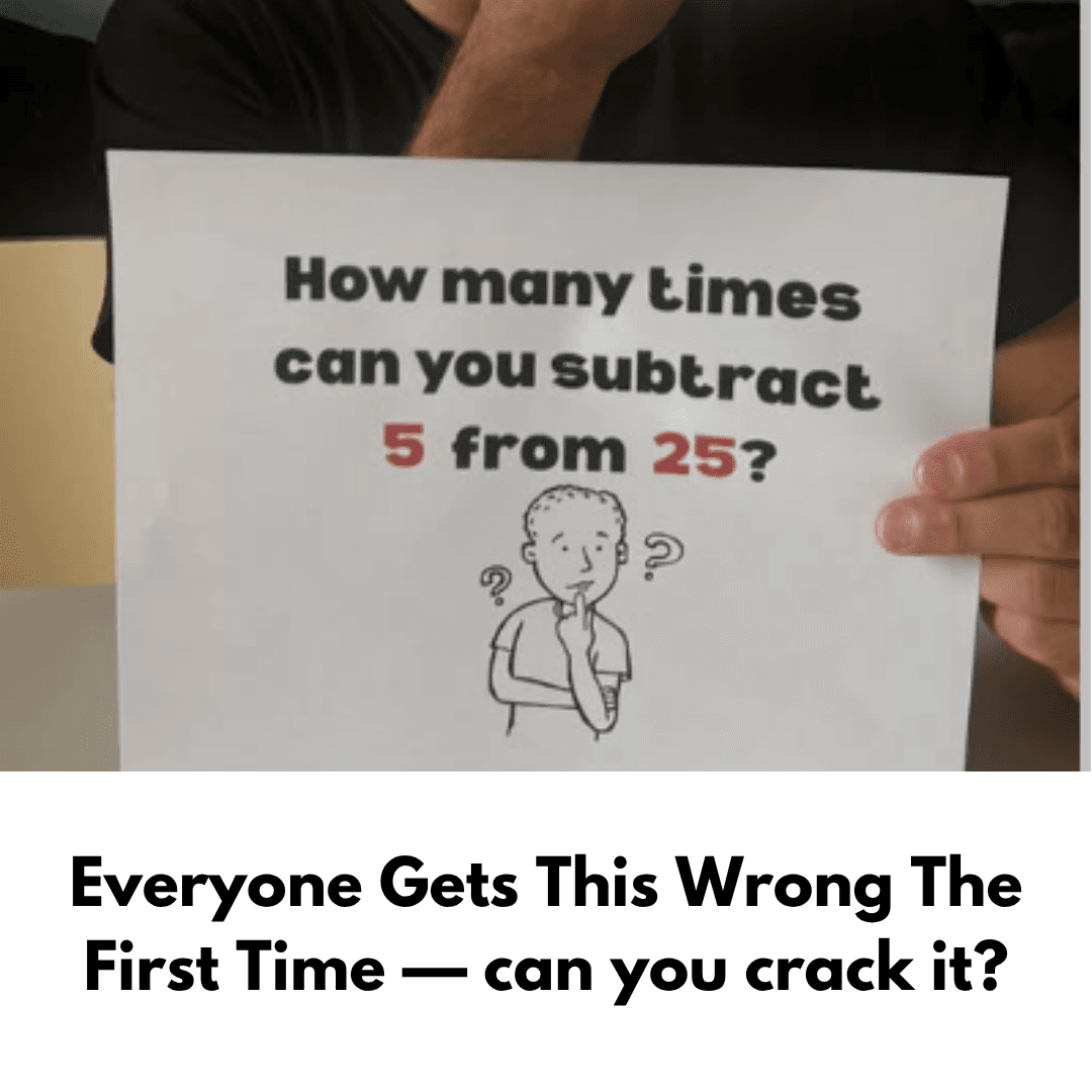 How Many Times Can You Subtract 5 From 25?