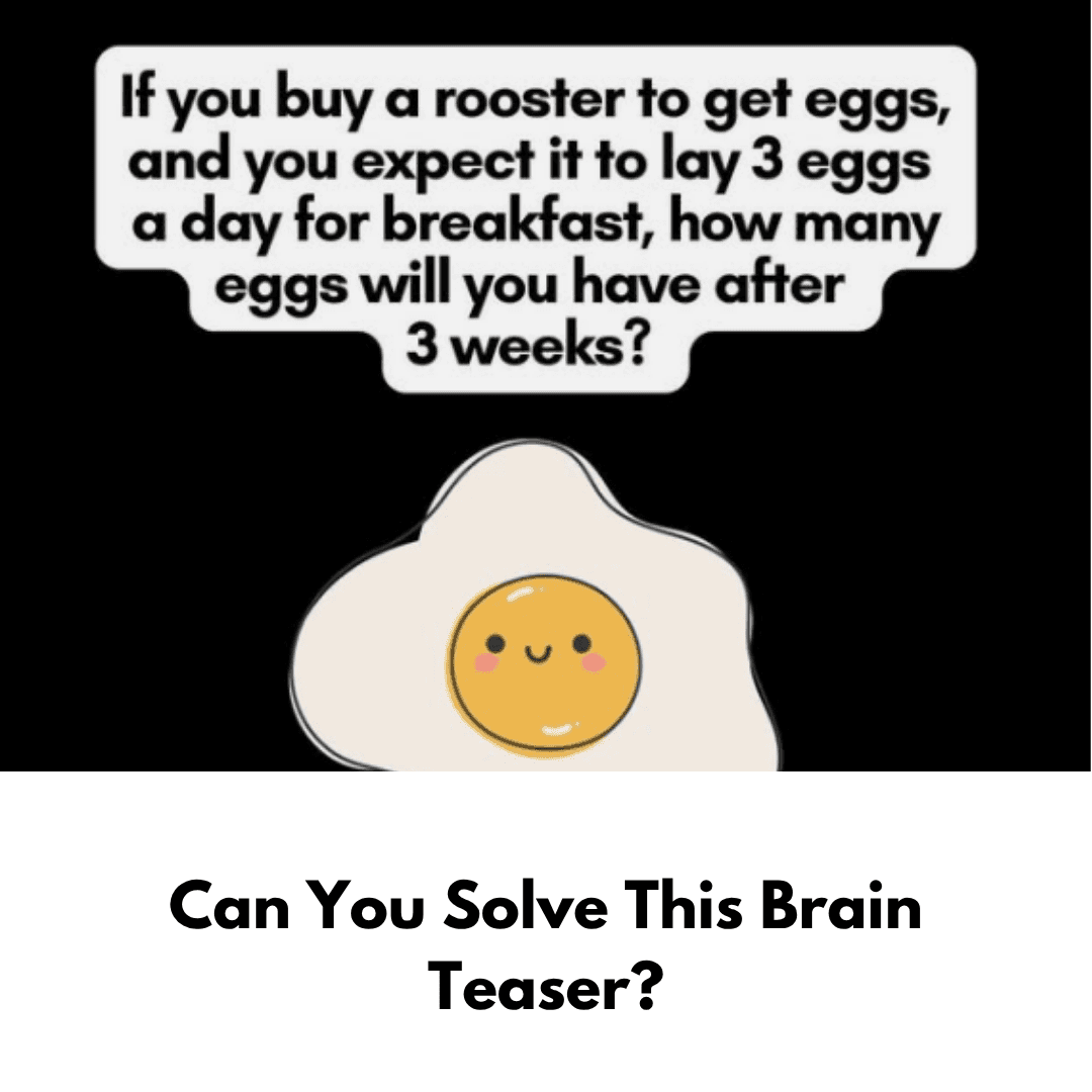 Can You Solve This Brain Teaser?